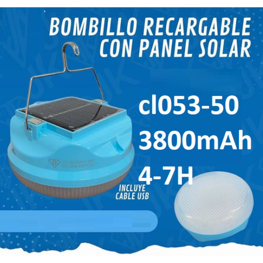 Miniatura 3 de Bombillo Panel Solar Cl023-50